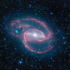 Φωτογραφία του γαλαξία στο υπέρυθρο από το διαστημικό τηλεσκόπιο Spitzer