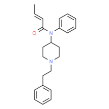 Молекулярная структура кротонилфентанила.png