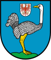 Strauß im Wappen von Strausberg