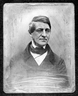 English: Daguerreotype of Ralph Waldo Emerson,...