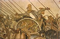 Représentation de Darius III (à la bataille d'Issos en 333)