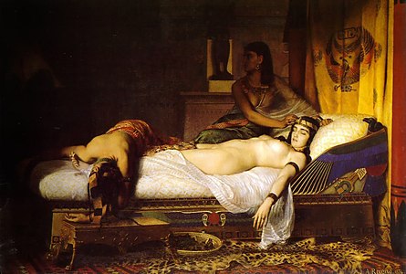 La Mort de Cléopâtre (1874), Toulouse, musée des Augustins.