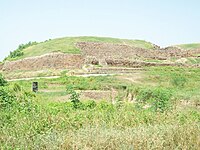 Defensive wall of Dholavira, Gujarat, India, 2650 BCE.
