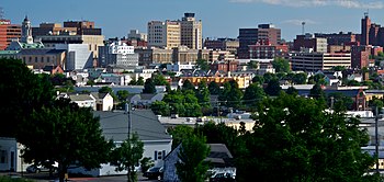 Downtown of Portland, Maine. Taken from North ...