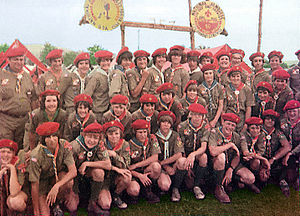 The Boy Scout troop from the old Dutchess Coun...