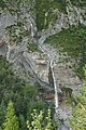 Cascade d'Aiglière, une des plus hautes d'Europe avec 100 m de dénivelé.