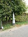 Grenspaal 11 op de Nederlands-Belgische grens in de buurtschap
