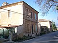 Ferme du Cabaret mur de clôture, portail, fontaine, élévation