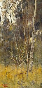 Frederick McCubbin, At the Falling of the Year, 1886, private collection