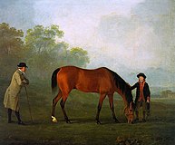 Furiband with his Owner, Sir Harry Harpur, and a Groom (1774)