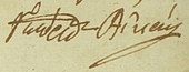 signature de Geórgios Ainián