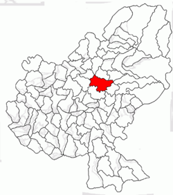 Location of Gornești