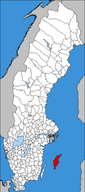 Localisation de Gotland