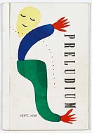 H. Werkman, 1938: voorkant van tijdschrift 'Preludium', drukwerk