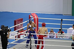 Iranian Kickboxer, Hamid Amni, during the Asian Kickboxing championships 2017 Hamid-Amni.jpg