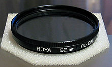 Filtr polaryzacyjny kołowy firmy HOYA