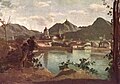 Stadt und See von Como, Jean-Baptiste-Camille Corot, 1834