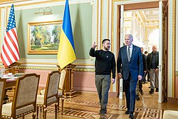 President Biden during his 2023 trip to Ukraine Joe Biden visit to Kyiv 11.jpg