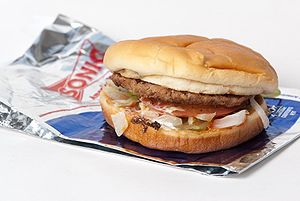 English: The Jr. Deluxe Burger from Sonic Driv...