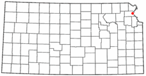Poziția localității Atchison, Kansas