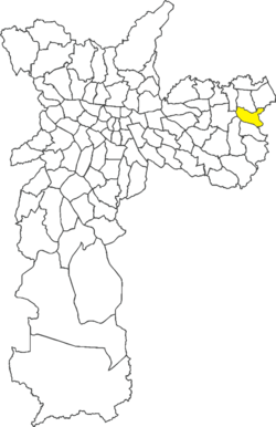 Location of Lajeado in São Paulo