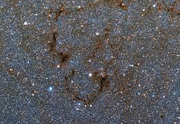 A small portion of a gigapixel color mosaic of the Milky Way's heart.[55]