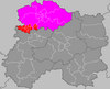 Localisation du canton de Châtillon-sur-Marne