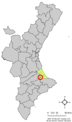 Llocnou de Sant Jeroni – Mappa