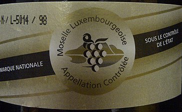 das Label "marque nationale" ist das einzige Prädikatsystem für luxemburger Wein