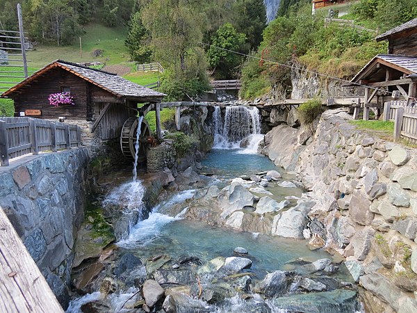 Mühle am Islitzbach in Prägraten am Grossvenediger von Benutzer:HGT64