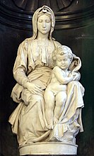 Marble statuette of the Madonna