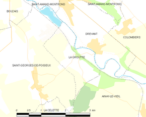 Poziția localității La Groutte