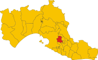 Locatie van San Giorgio Ionico in Tarente (TA)
