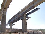 בניית גשר הרכבת מעל עמק איילון בשיטה הנורווגית MSS - בקרוב הגשר הארוך ביותר בישראל