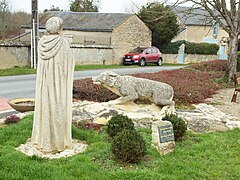 Le mémorial des victimes du loup enragé en 2016.