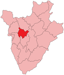 Kaart van Muramvya