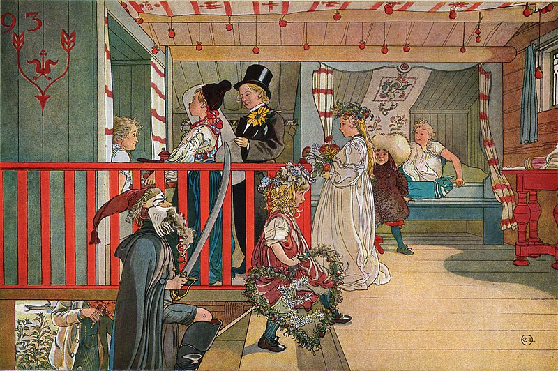 File:Namnsdag på härbret av Carl Larsson 1898.jpg