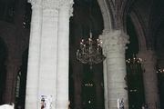 Columnas cilíndricas en Notre-Dame de París.