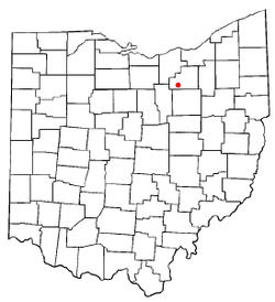 Location of Lodi, Ohioको अवस्थिति