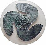 Fig. 11. Winged gorgoneion; bronze shield device from Olympia, Archaeological Museum B 110 (first half of the sixth century BC)[62]