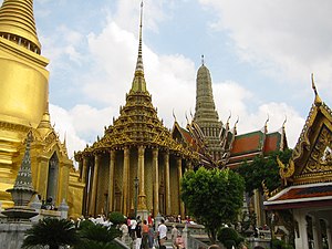 The Temple of the Emerald Buddha, one of the K...