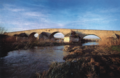 Oftano Nehri üzerinde antik Roma köprüsü