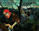 Поль Гоген. «Христос на масличной горе» (1889)