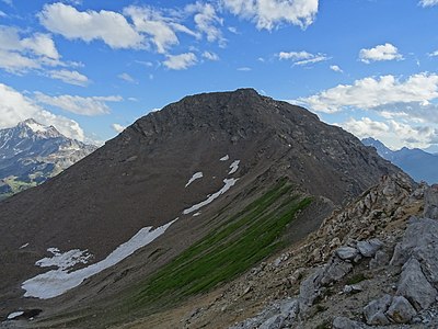 Blick nach Südwesten zur Pizza Grossa.