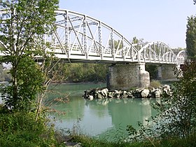 Pont de Chancy sur le Rhône