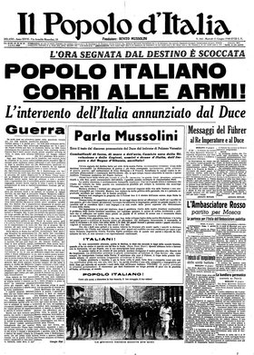 Image illustrative de l’article Il Popolo d'Italia