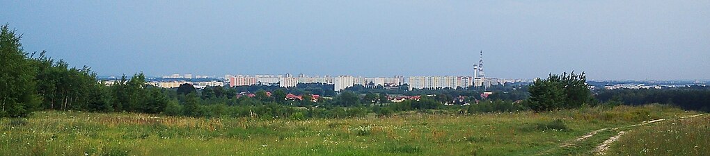 Panorama Poznania z Moraskiej Góry