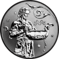 Российская монета «Водолей»