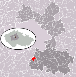 Radějovice - Localizazion