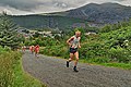 Début du parcours sur route.